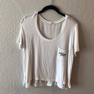 White comfy cotton t-shirt